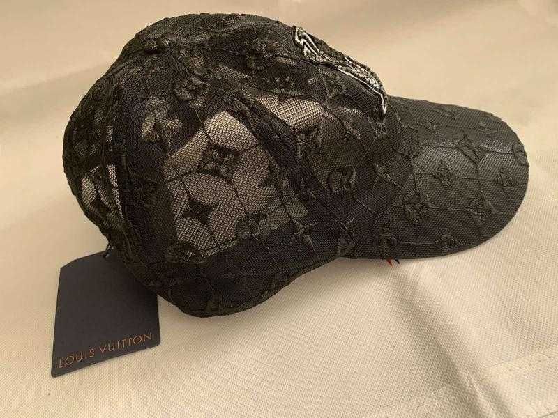 Стильная кепка louis vuitton прозрачная с вышивкой, новая