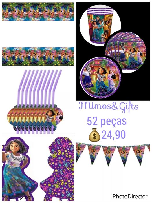 Kit 52 peças Encanto