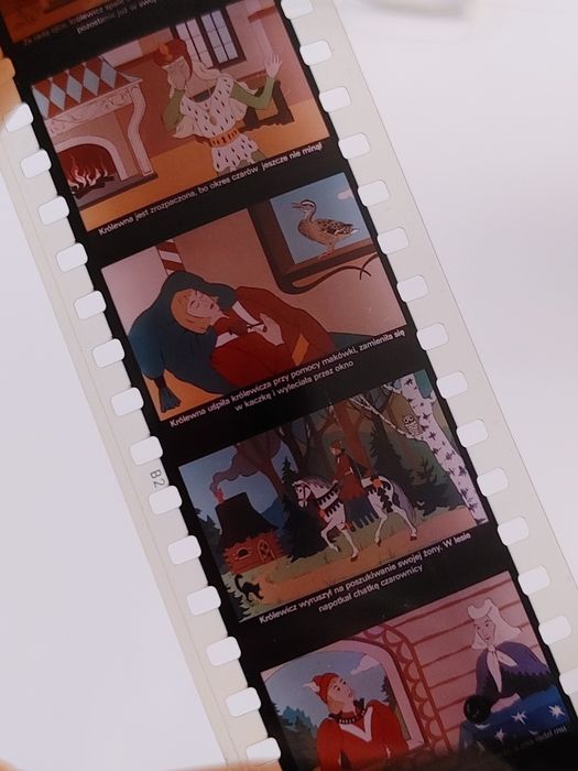 BajkA na rzutnik O KRÓLEWNIE ZAKLĘTEJ W ŻABĘ bajki na kliszach prl