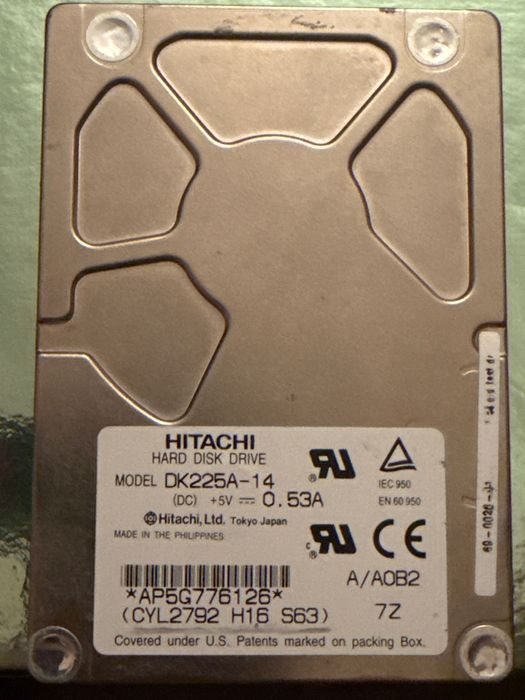 Hitachi DK225A-14 - 1.4GB 2.5" Hard Drive