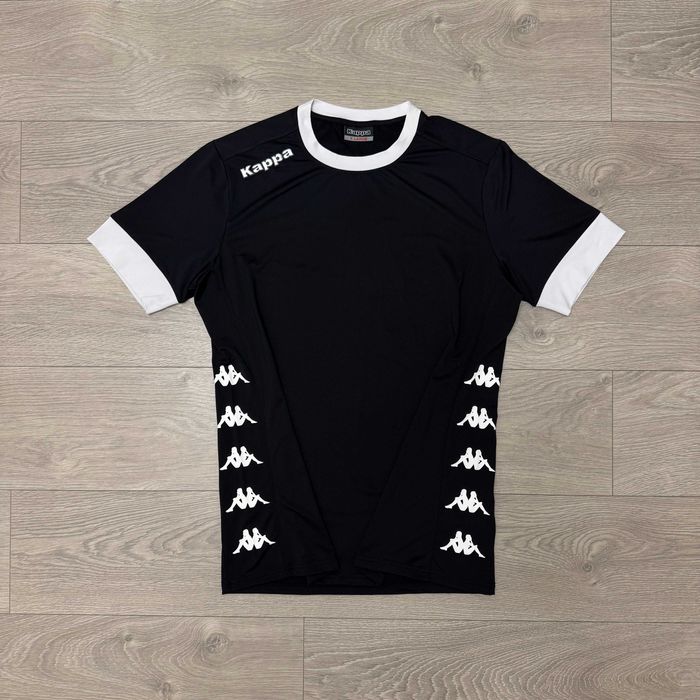 НОВА Чорна Спортивна Футболка Каппа Kappa Logo T-Shirt, Розмір XL