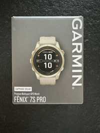 Zegarek Garmin Fenix 7s Sapphire Solar + bransoleta NOWY