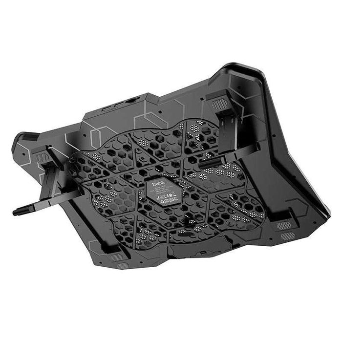 Кулер для ноутбука до 17" HOCO DH26, RGB, 8 вентиляторов, регулятор