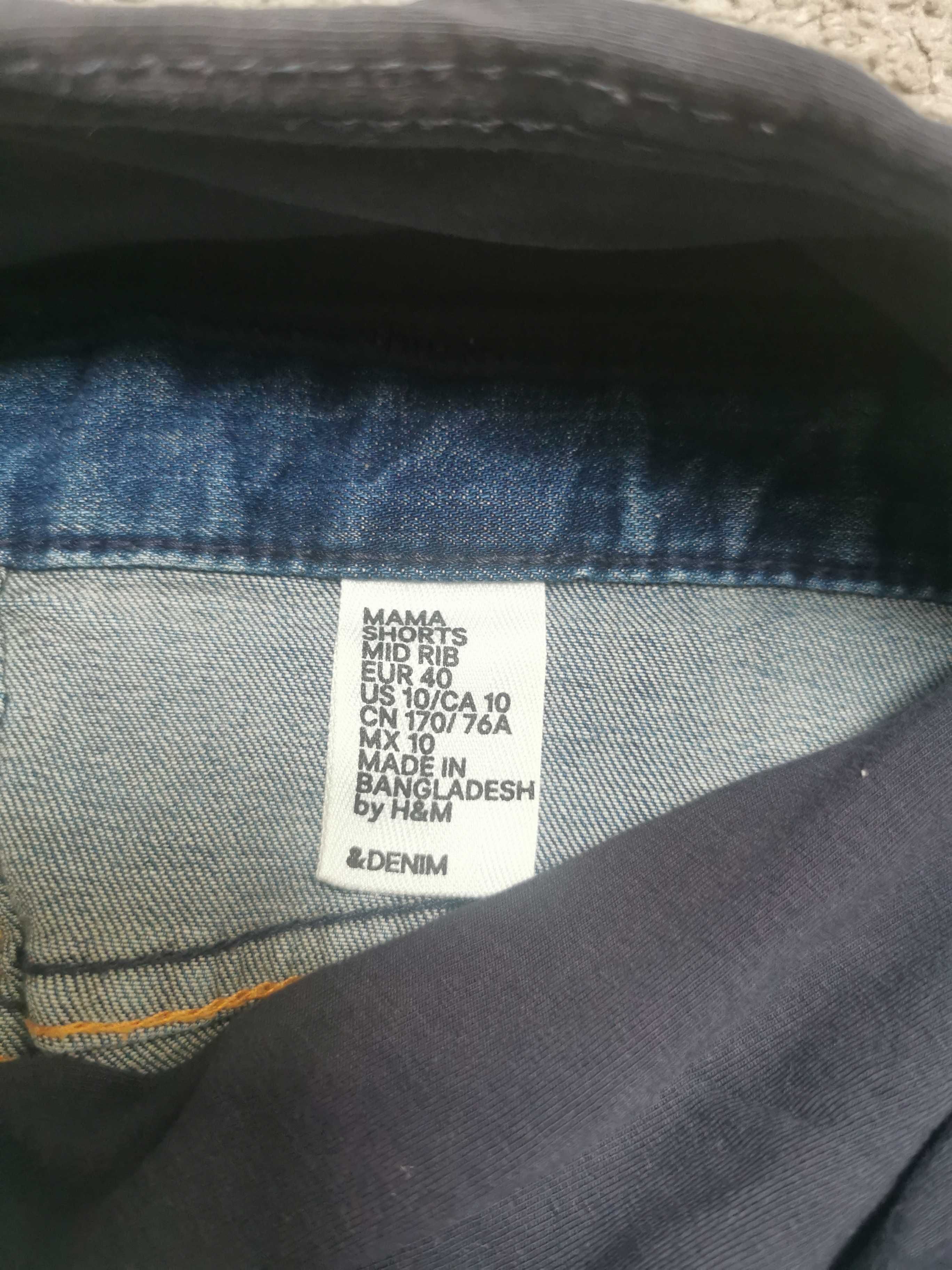 Spodenki jeansy ciążowe H&M