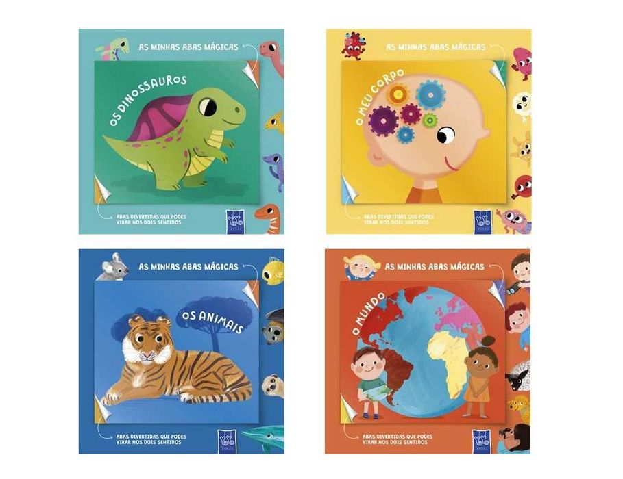 As Minhas Abas Mágicas: Dinossauros/ O Meu Corpo/ O Mundo/ Os Animais