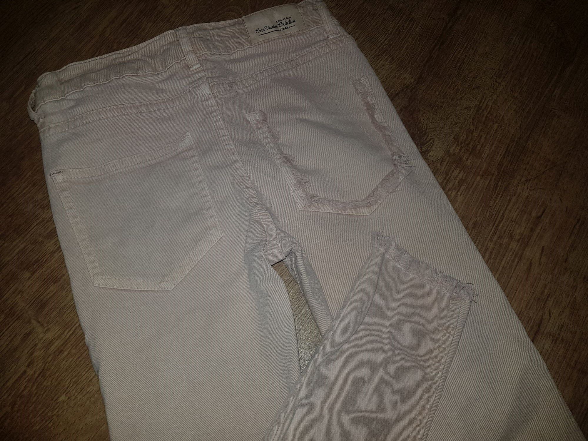 ZARA  spodnie jeansowe rurki 134 cm