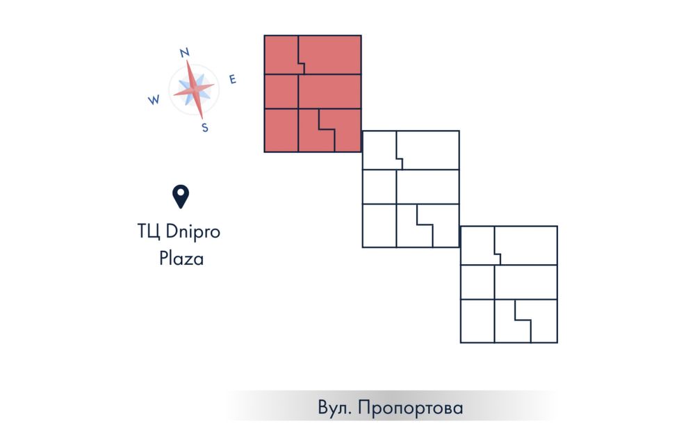 Продаж 3-х кім. з видом на р.Дніпро, вул.Припортова