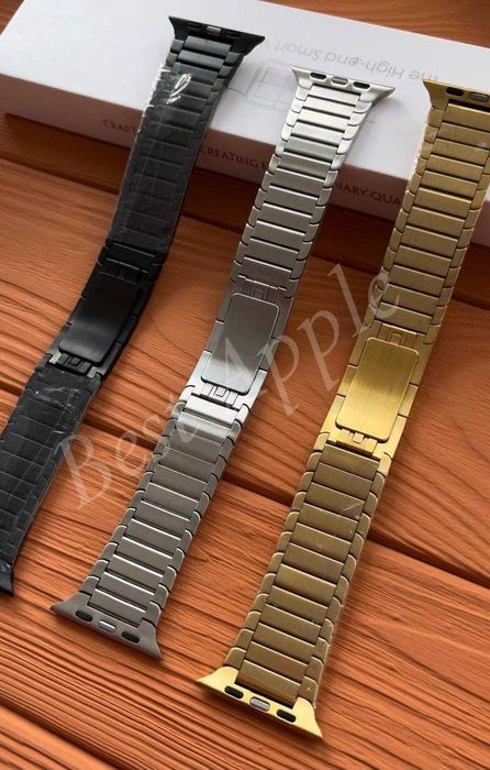 Стальной блочный браслет(ремешок), Link Stainless Steel for AppleWatch