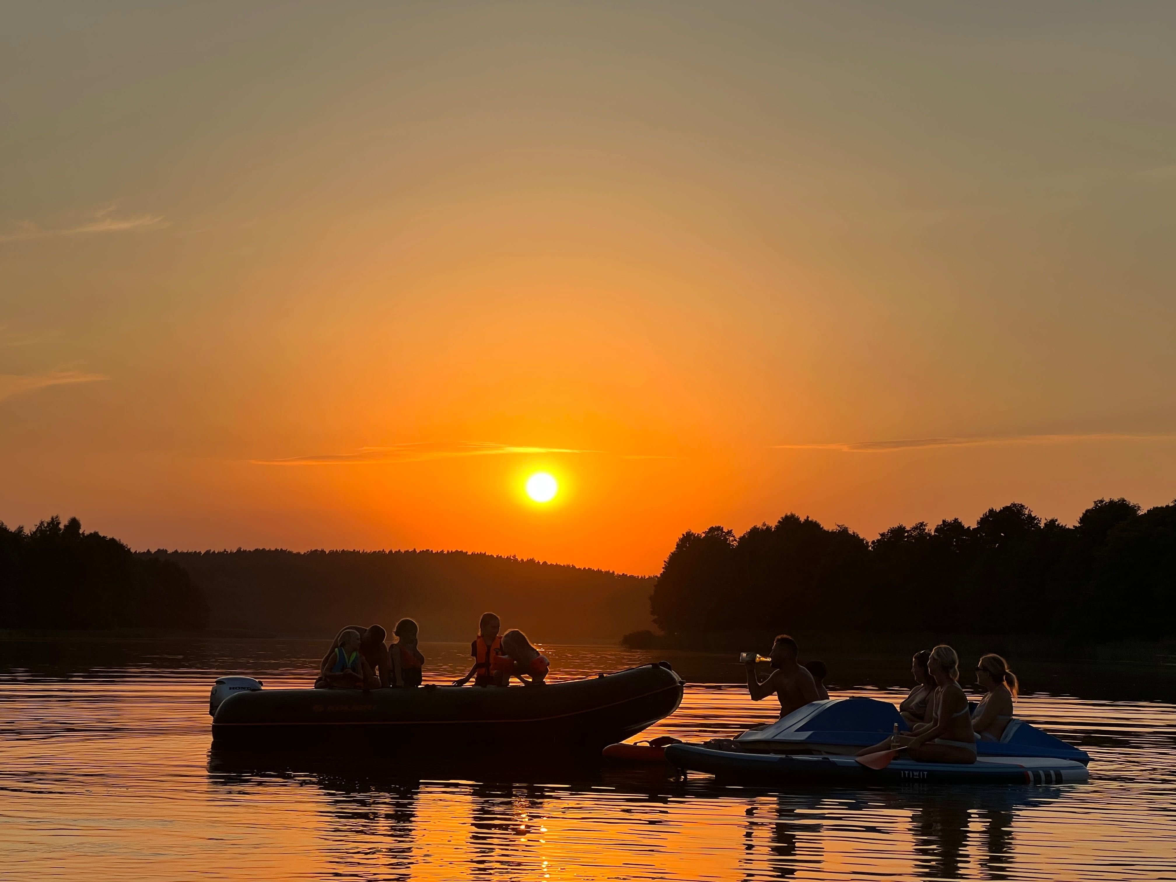 Domek na Mazurach „Chata u Stacha“ z dostępem do prywatnej plaży