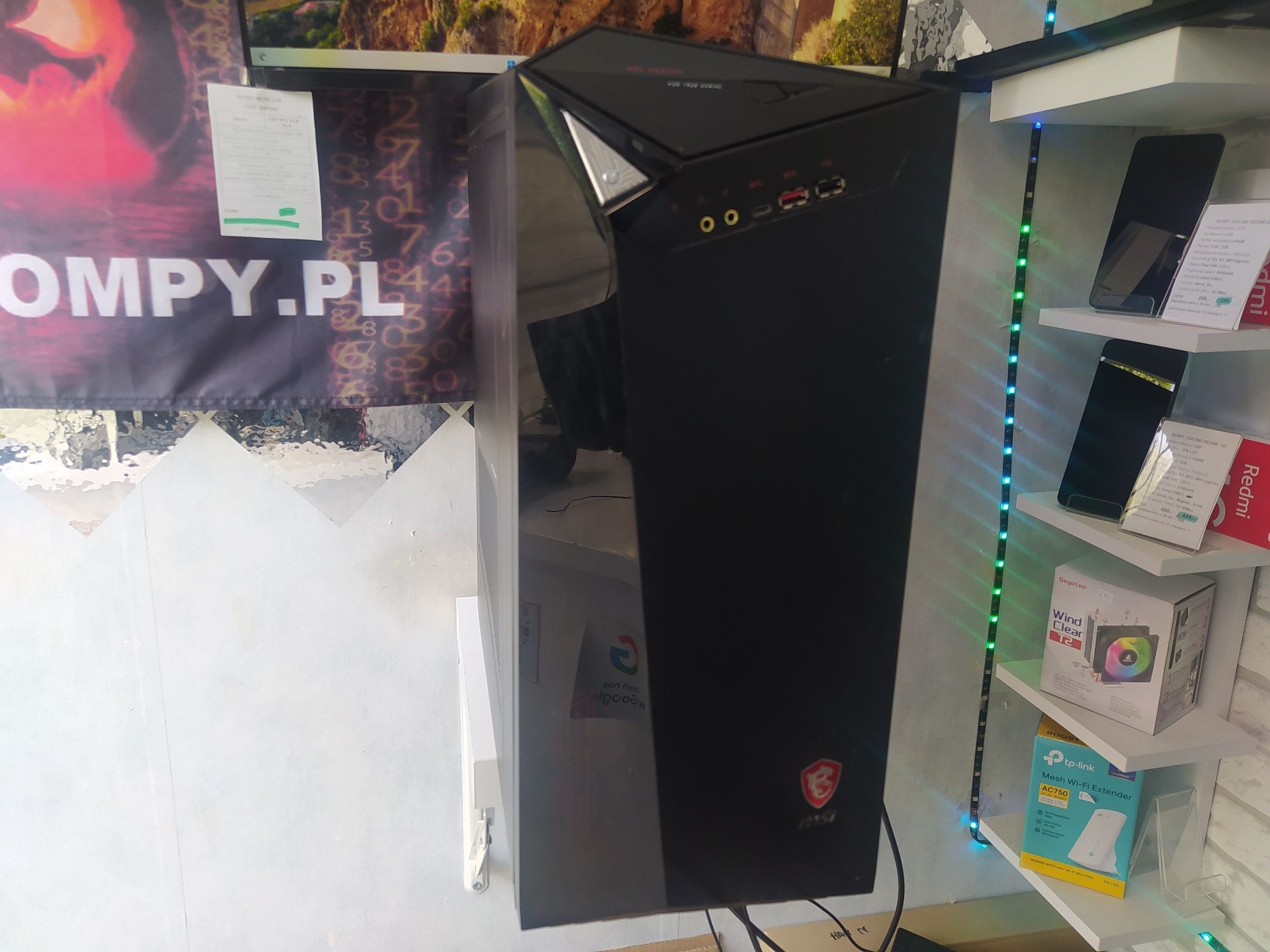 Komputer Gamingowy MSI 3.5GHz /GTX /2 dyski /Windows 11 /Sklep /Gwaran