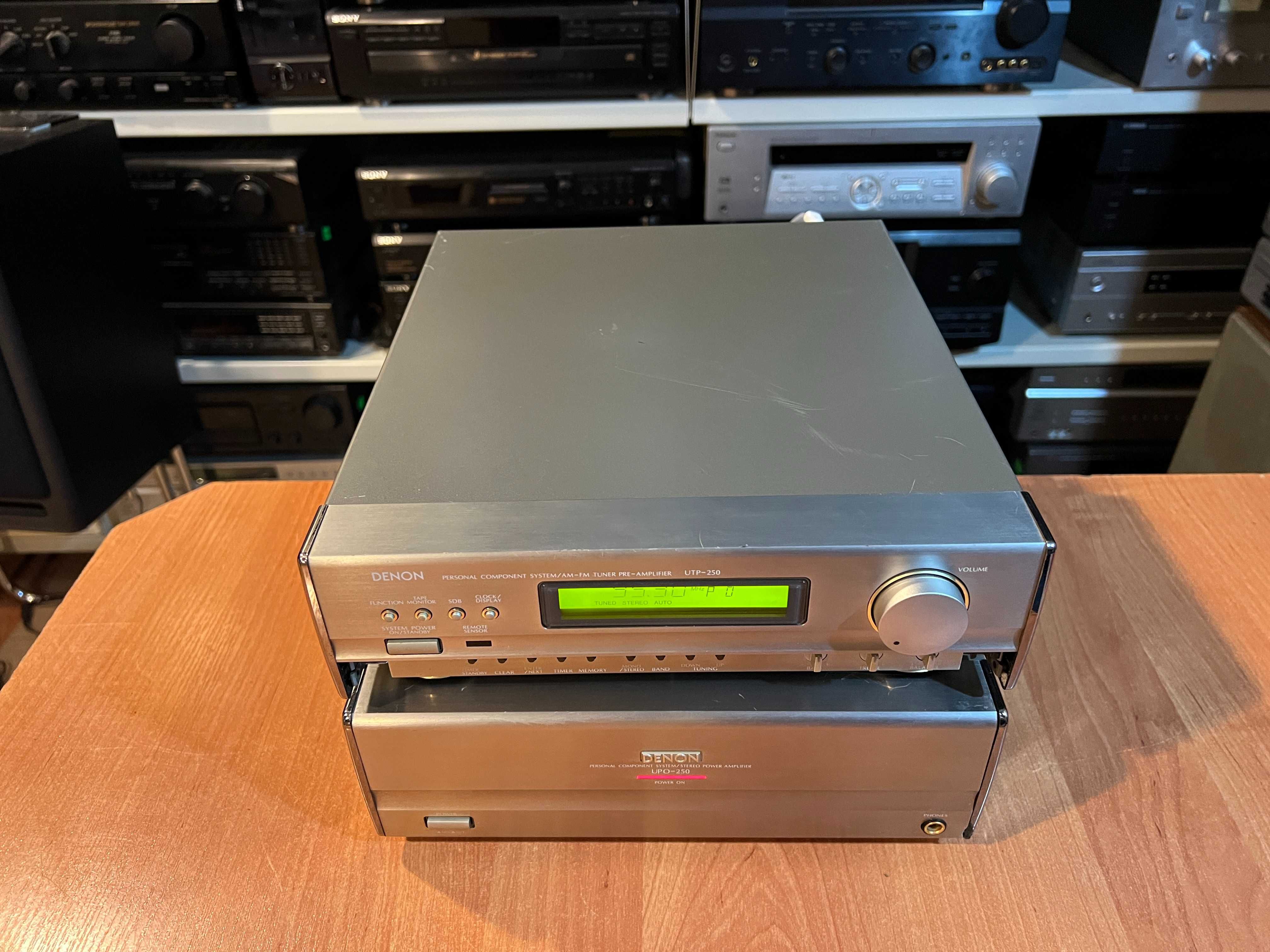 Wieża Denon UPO-250 UTP-250 końcówka mocy, przedwzmacniacz, Audio Room