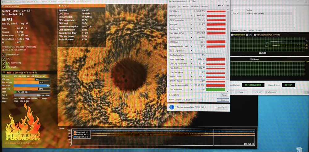 Ігровий ПК. GTX1660Ti, Ryzen 5, DDR4 16Gb, SSD480, HDD500Gb.