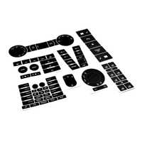 Kit reparação de botões em vinil para volkswagen touareg 04-09