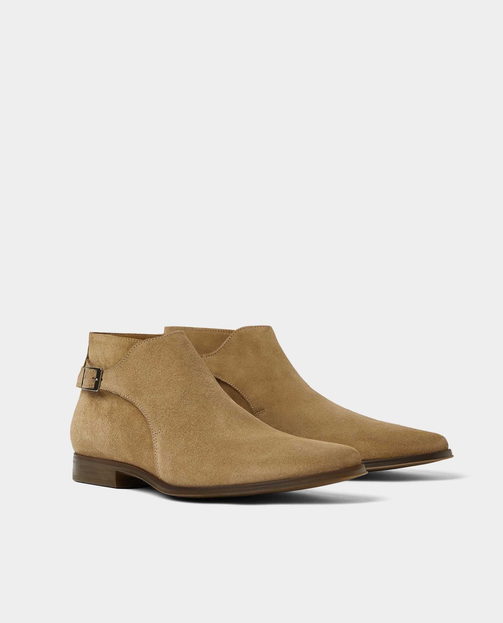 Кожаные полуботинки ZARA MAN! EU 42