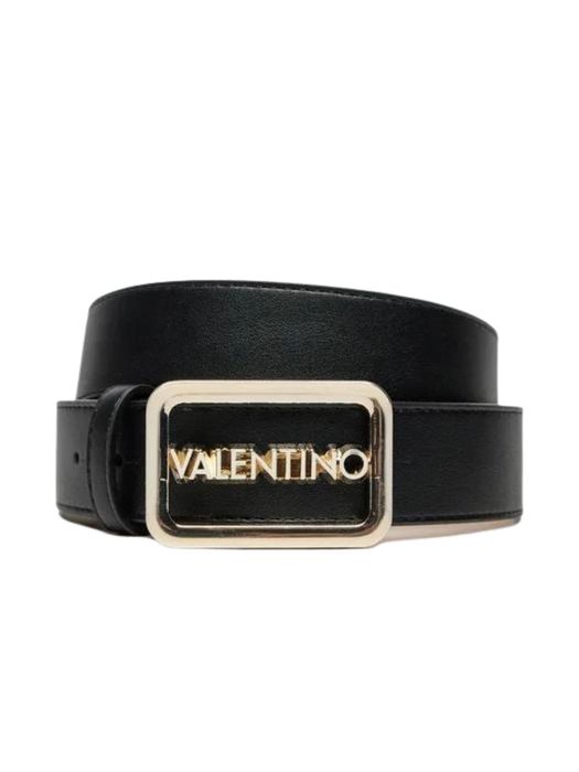 pasek damski z logowaną klamrą valentino
