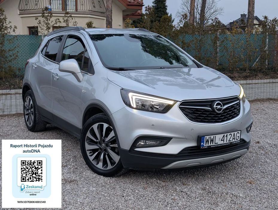 Opel Mokka X 100% bezwypadkowy, raport, skóra