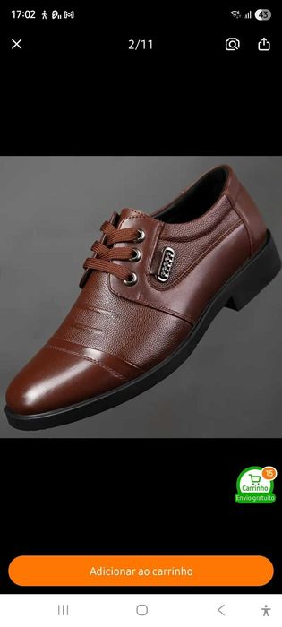 Sapatos de inverno para homem.