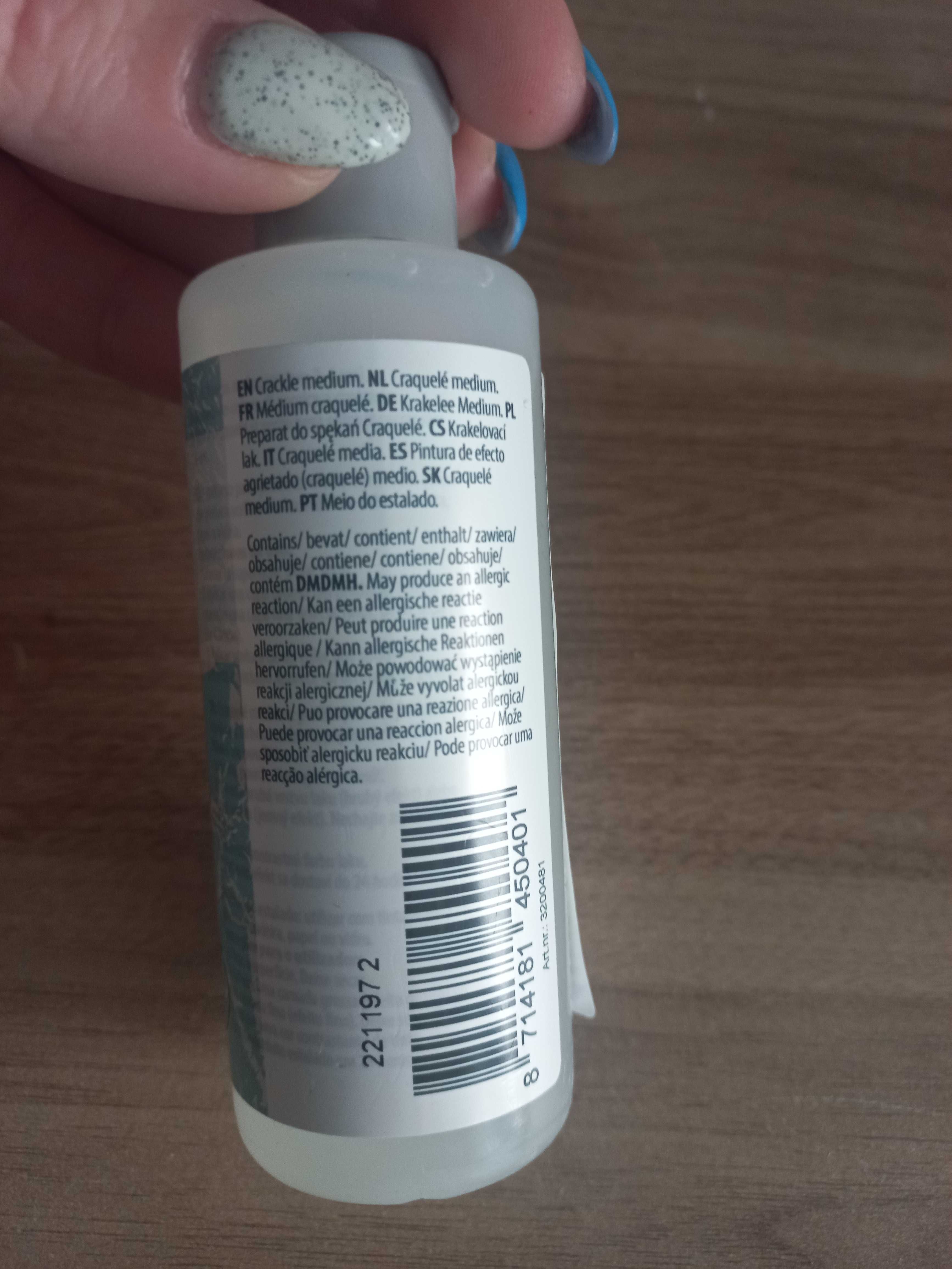 Lakier do spękań akrylowych Cracle Medium 80ml – efekt postarzenia