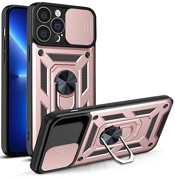 Hybrid Armor Camshield etui iPhone 13 Pro Max pancerny pokrowiec z osł