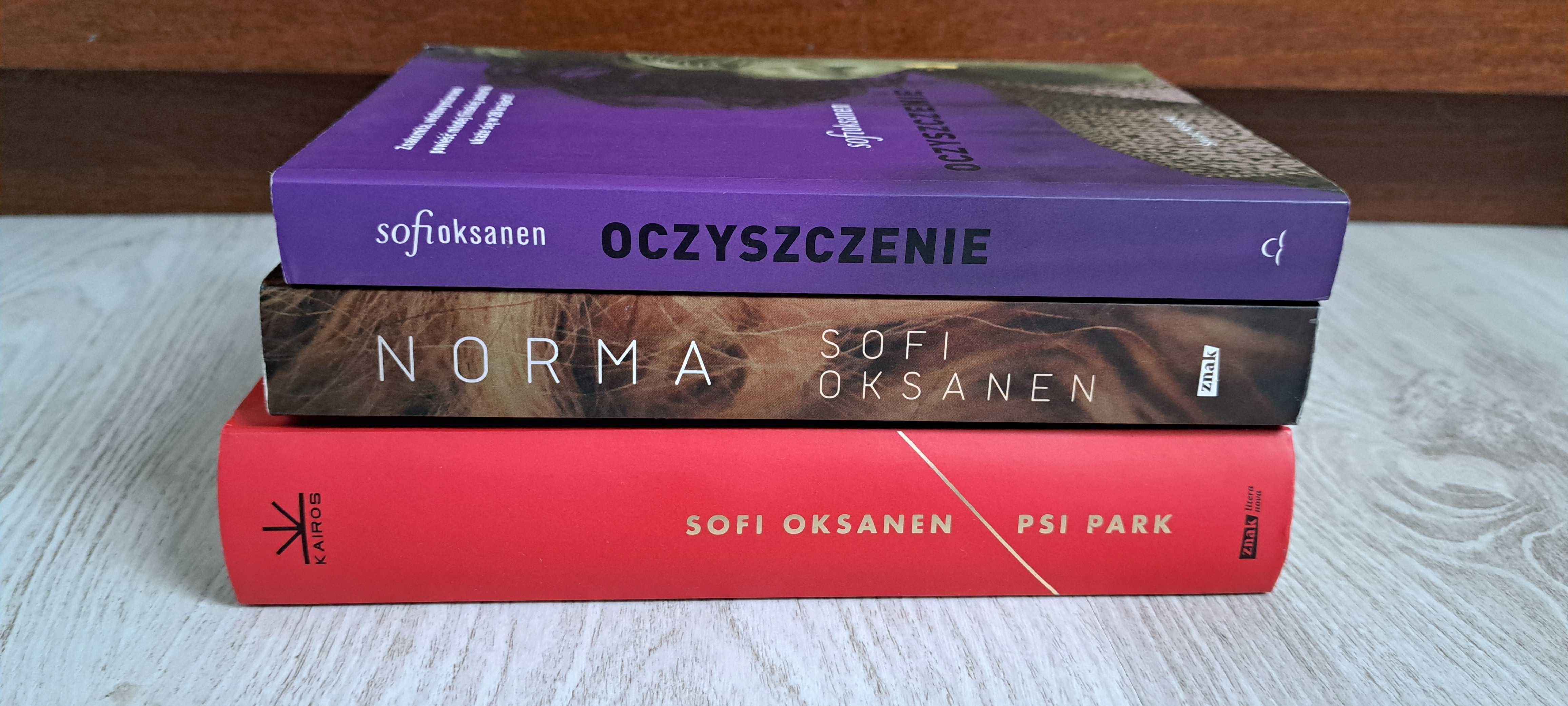 3x Sofi Oksanen Oczyszczenie + Norma + Psi park   BDB