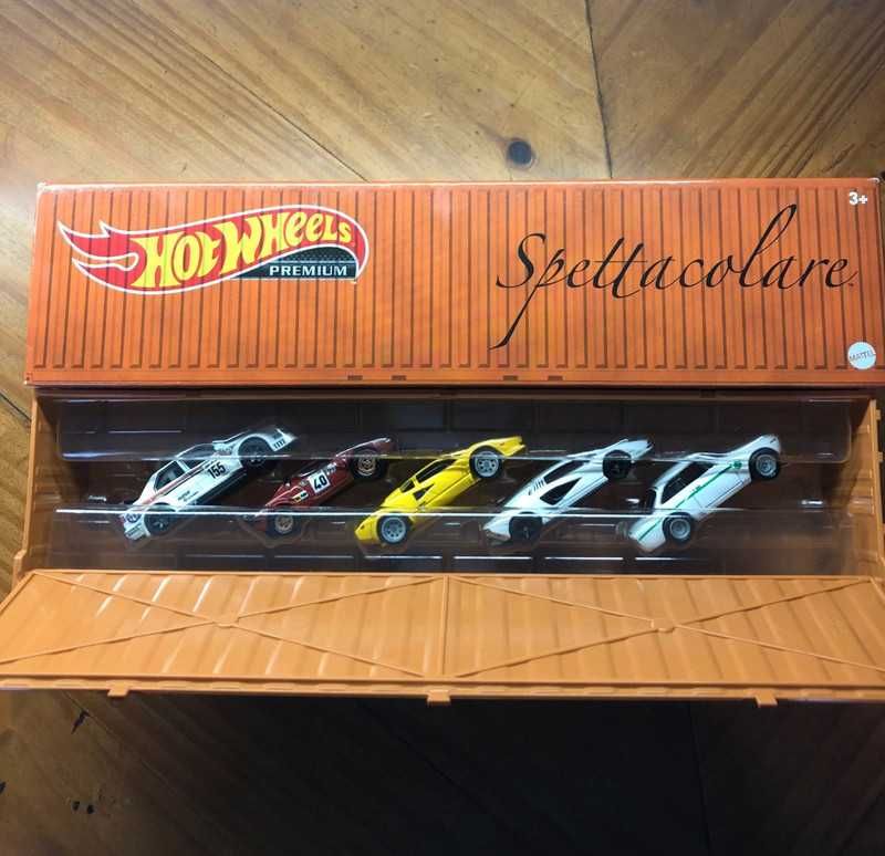 Hot Wheels Contentor Spettacolare set de 5 carros