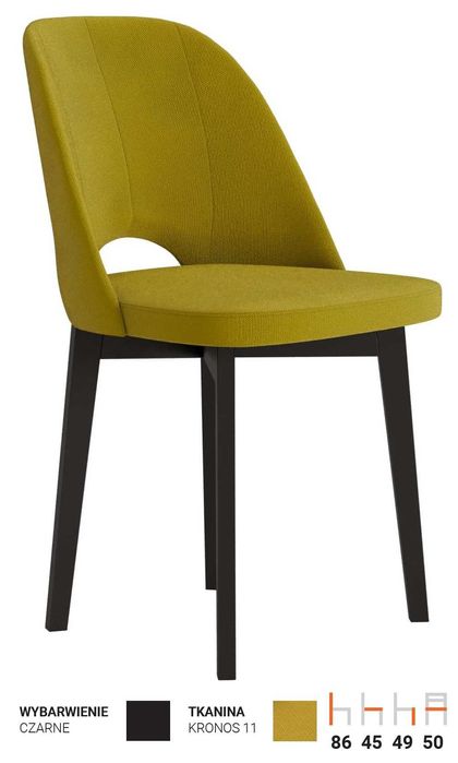 Krzesło drewniane, tapicerowane, kolory i tkaniny do wyboru