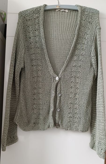 Bawełniany ażurowy sweterek