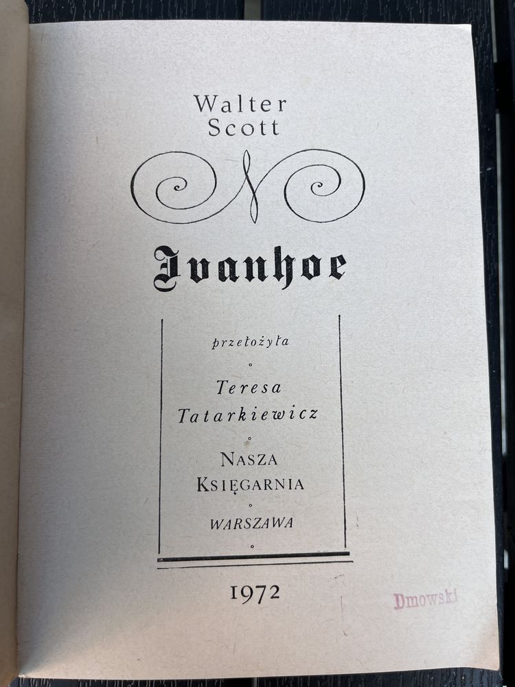 Walter Scott Ivanhoe