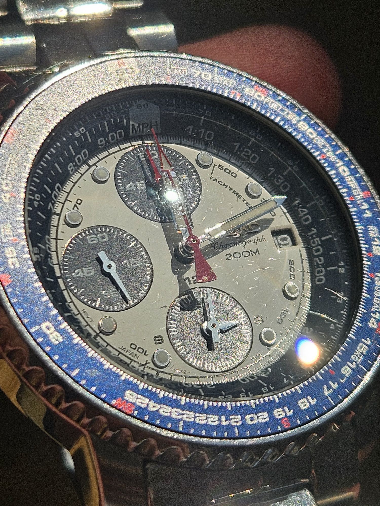 Zegarek kwarcowy Seiko flightmaster Sna413