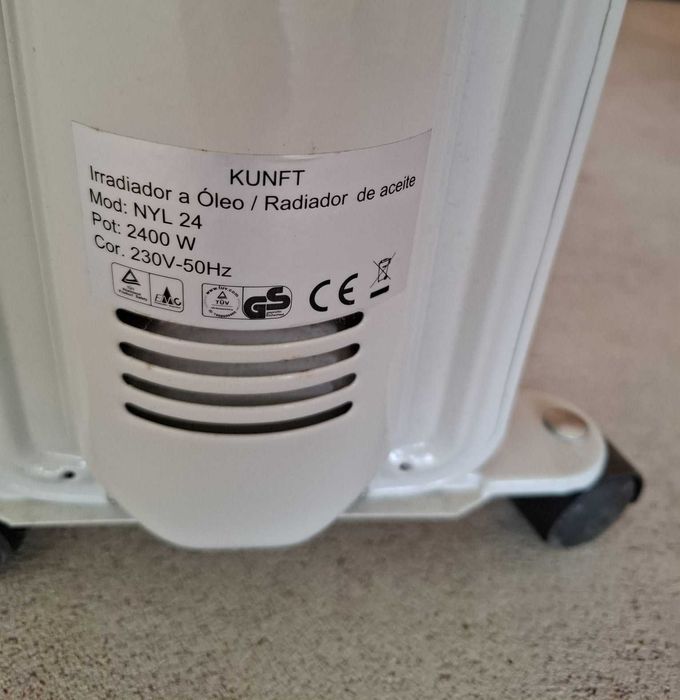 Aquecedor a marca Kunft