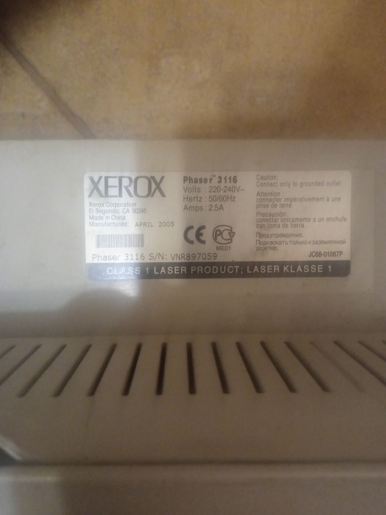 Продам принтер Xerox Phaser 3116