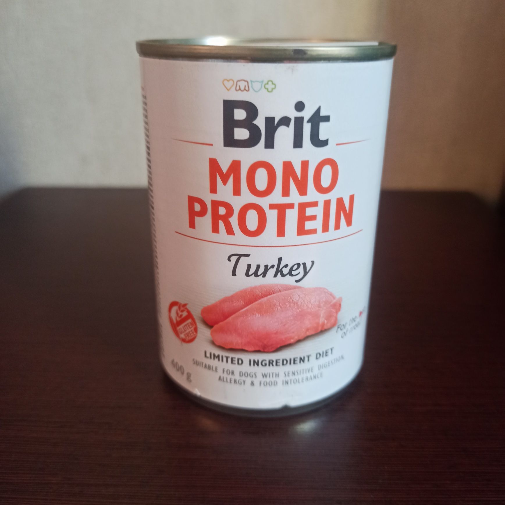 Консервы для собак Brit Mono protein 0,4 кг