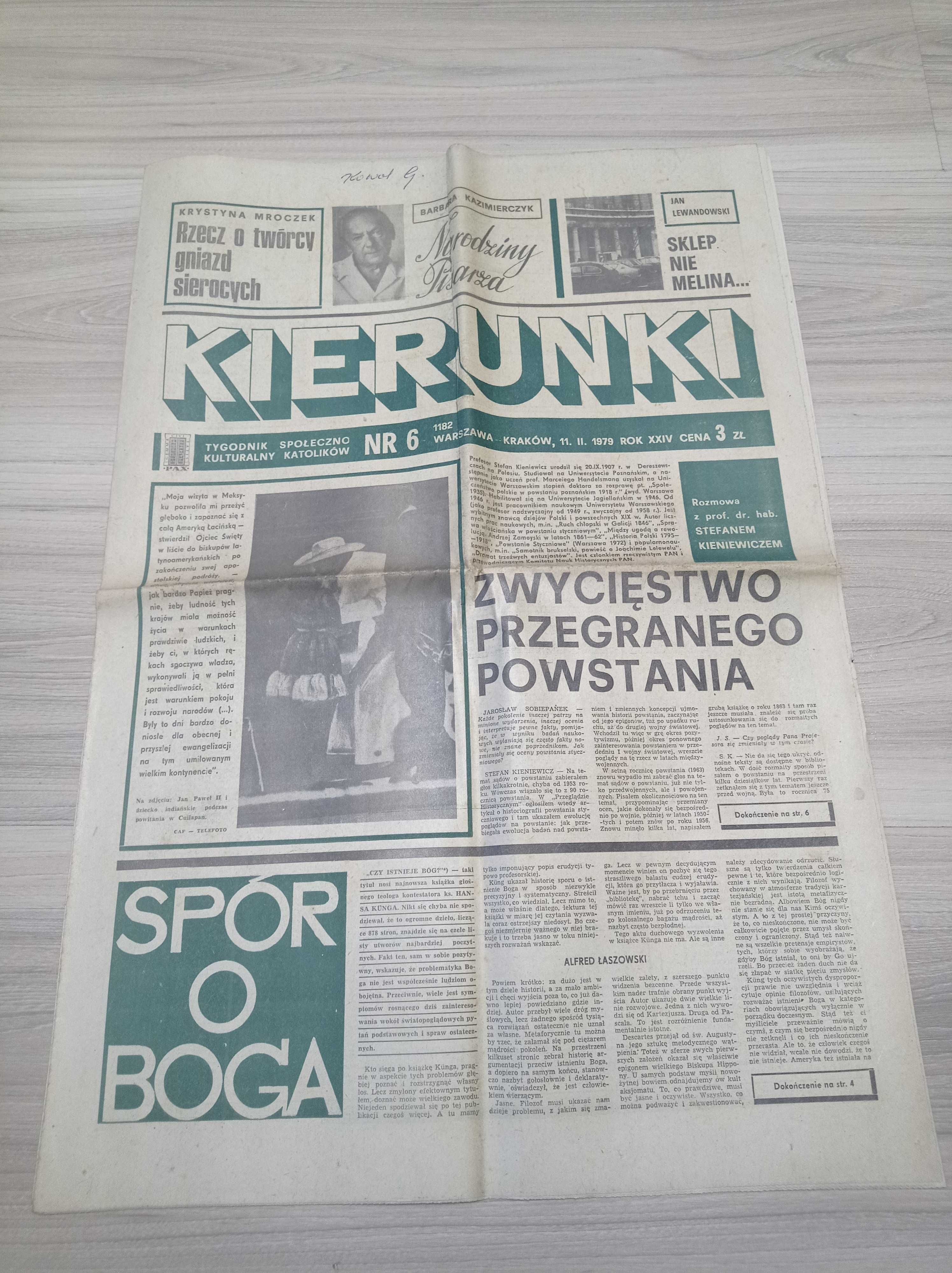 Kierunki tygodnik nr 6 / 1979; 11 luty 1979