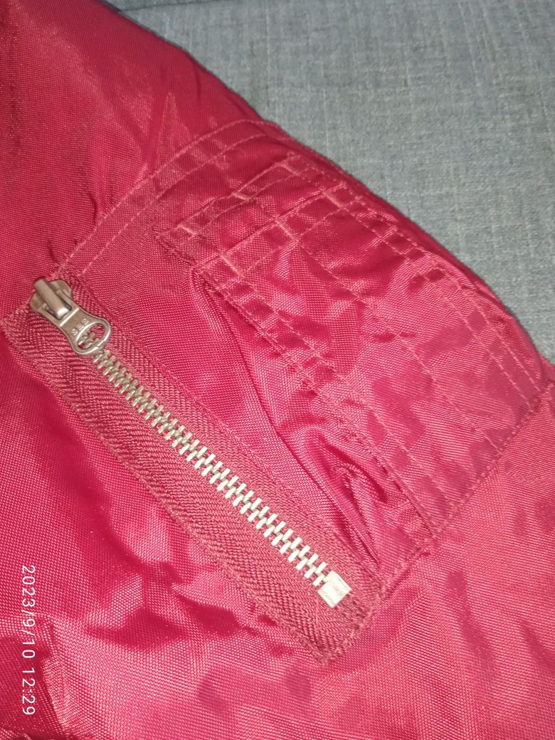 kurtka męska bomberka burgund Urban Classics S.