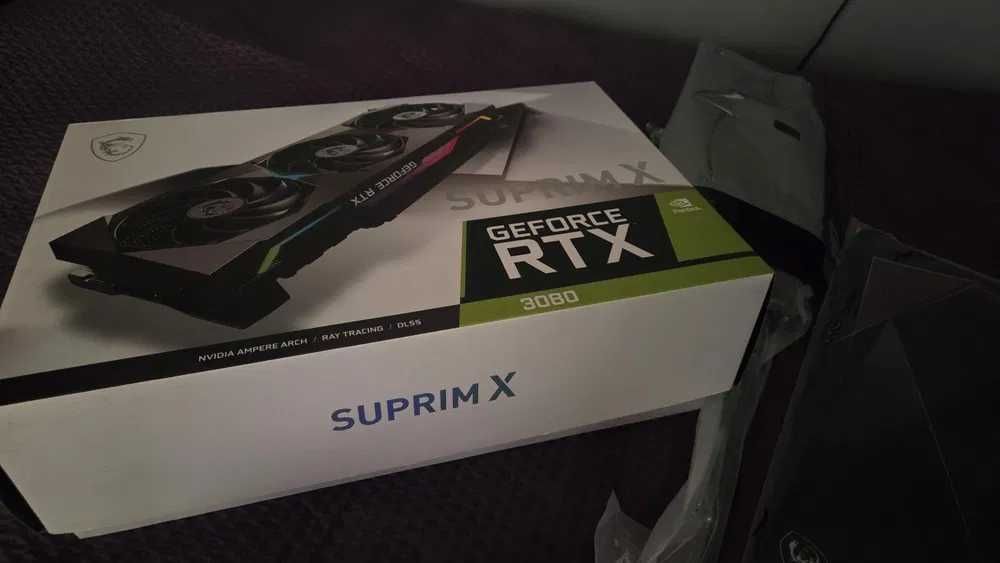 Kraków! Karta graficzna MSI RTX 3080 10gb Suprim. Komplet