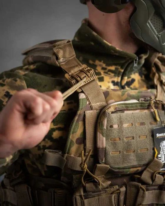 Плитоноска Single Sword Мультикам Cordura Піксель опт дроп