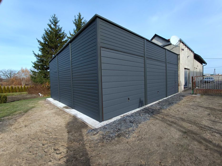 Garaż blaszany wiata mechanika hala garaże blaszane 9x7 profil 7*5 7x8