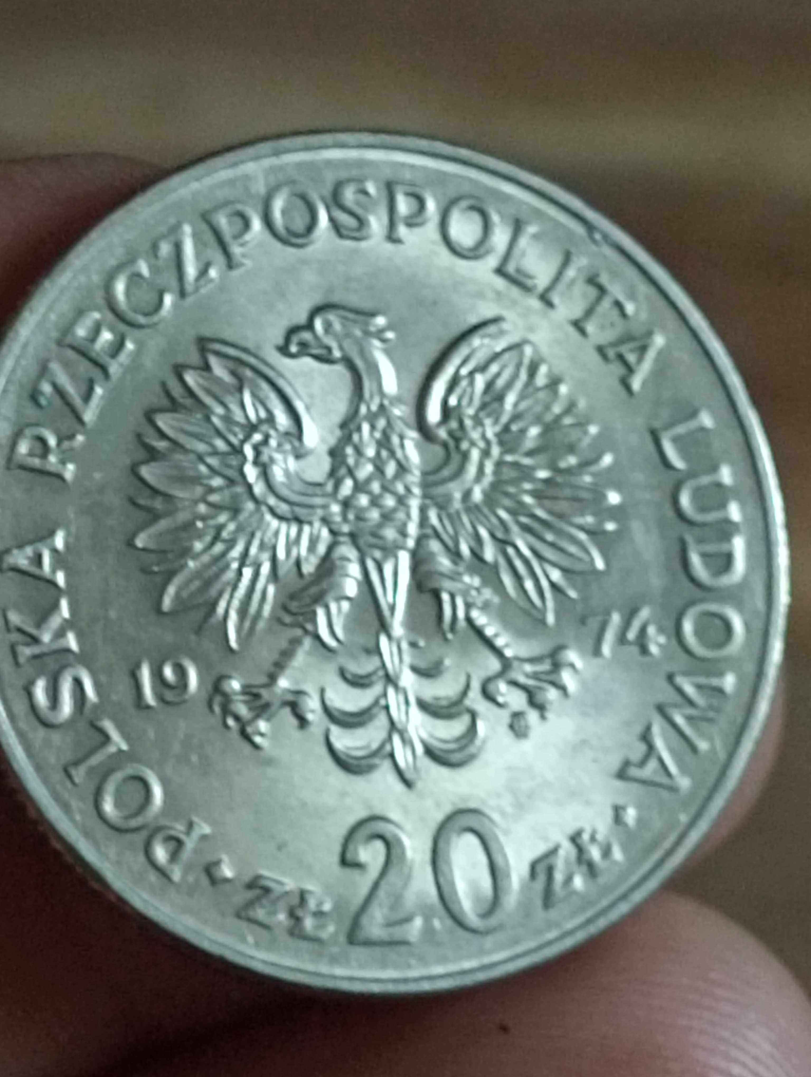 Sprzedam monetę xx 20 złotych 1974 r