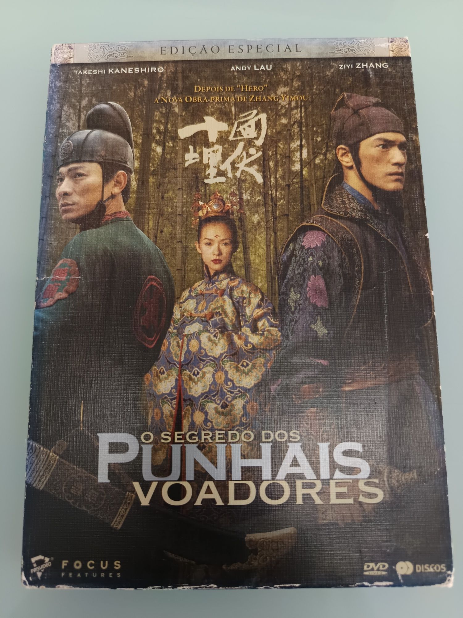DVD edição especial 2 DVDs o segredo dos punhais voadores