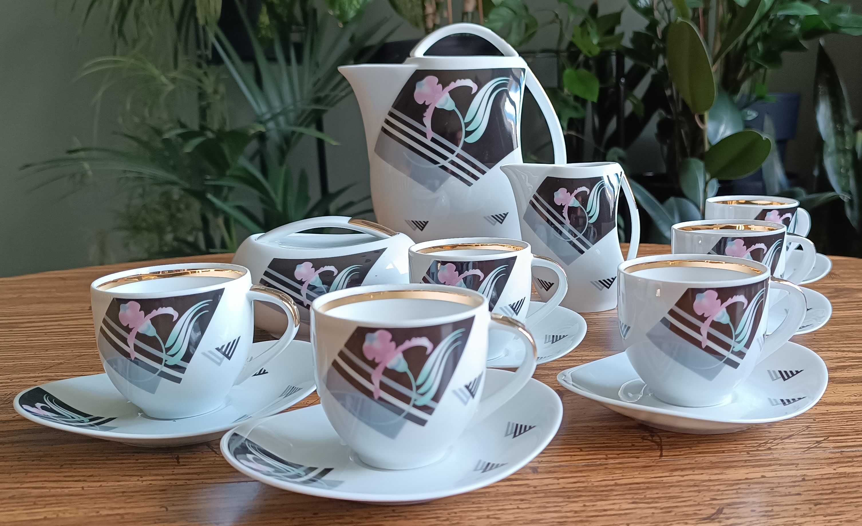 Porcelanowy serwis do mokki – Studio Carlsbad Czechoslovakia