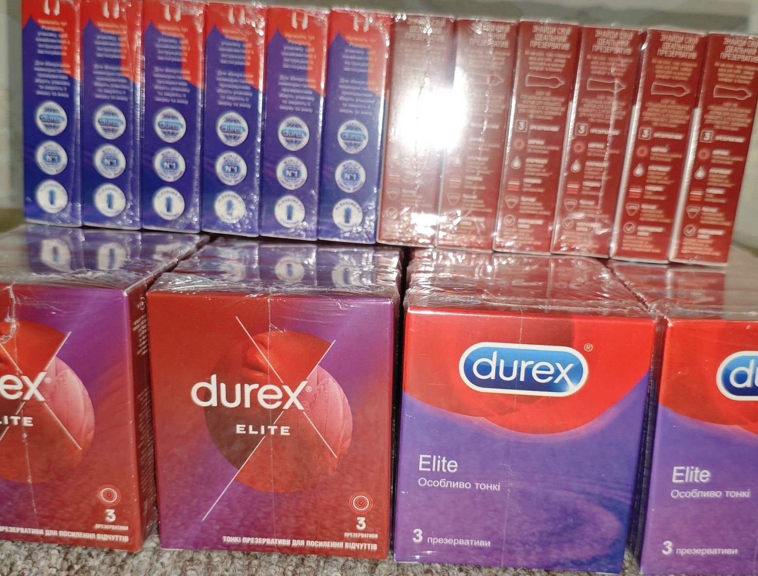Презервативы Durex Дюрекс 36шт-блок.Elite особо тонкие.до 2030г.