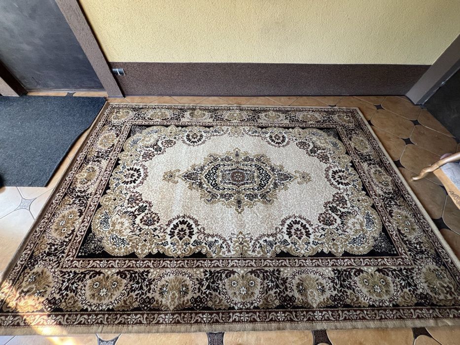 Килим 2 х 3 м з натуральної вовни, коврик з шерсті ретро