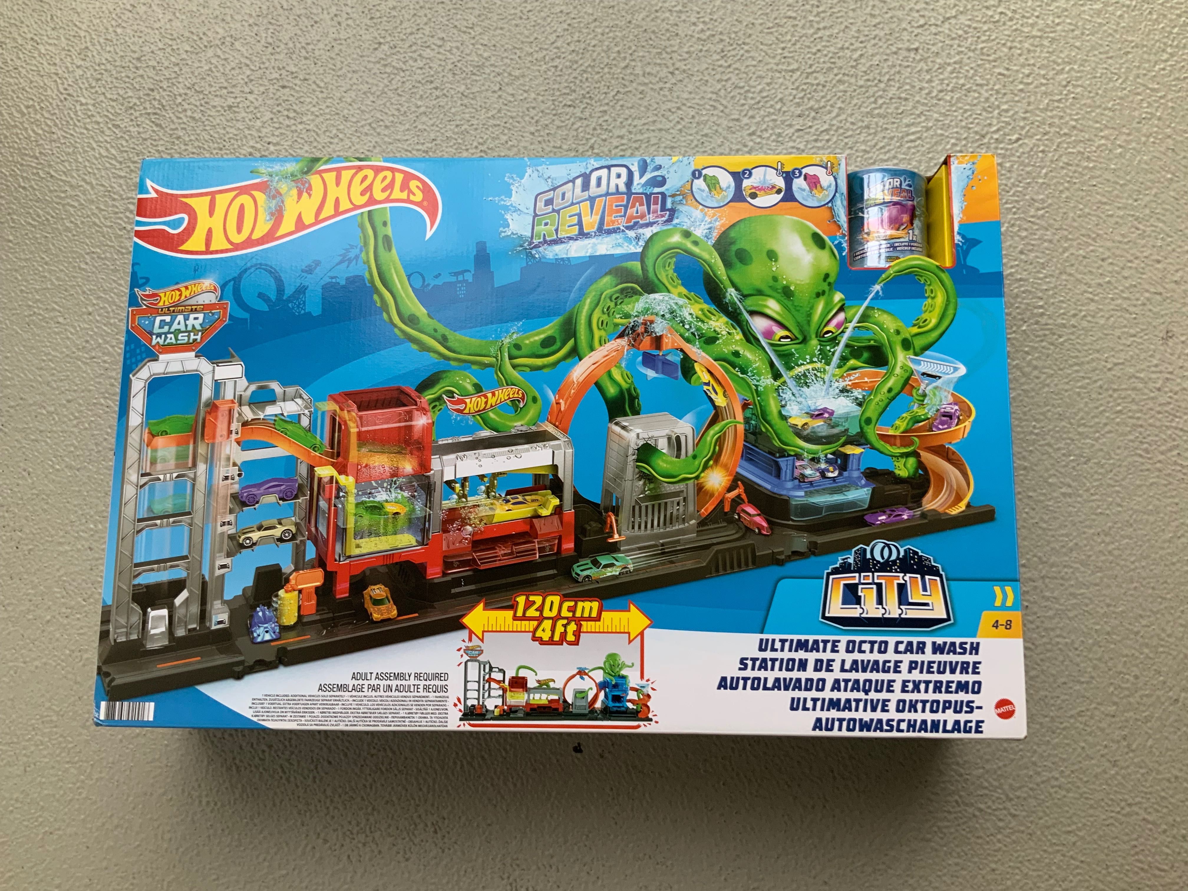 Hot Wheels City megamyjnia atak ośmiornicy ośmiornica