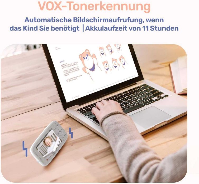 Elektroniczna niania z aplikacją na kamerę