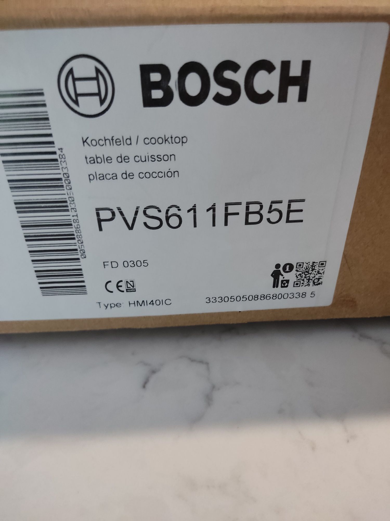 Płyta indukcyjna Bosch PVS611FB5E pęknięta