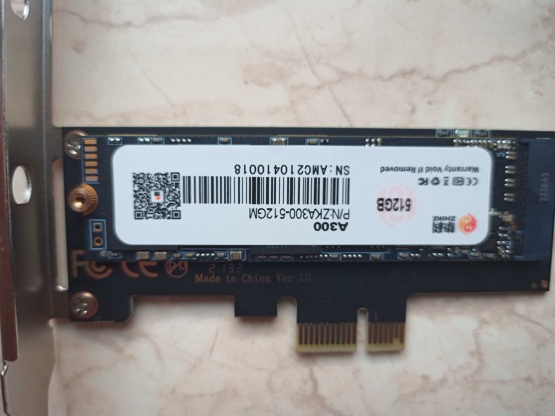 Контроллер переходник для накопителей SSD M.2 NVMe в PCI-e 3.0 x1