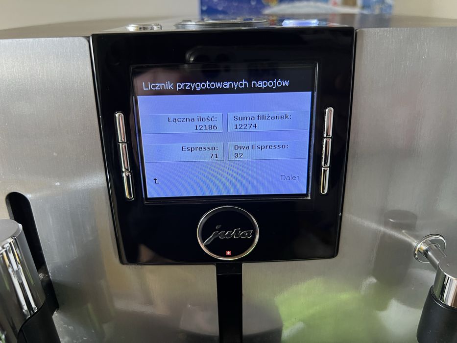 Jura J9 J9.4 j 9 automat do kawy ekspres latte cappucinno espreaao