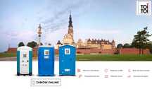 Toaleta przenośna TOI TOI wynajem toalety serwis toalet wc na budowę
