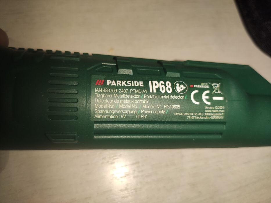 Пінпоінтер parkside з підсвіткою