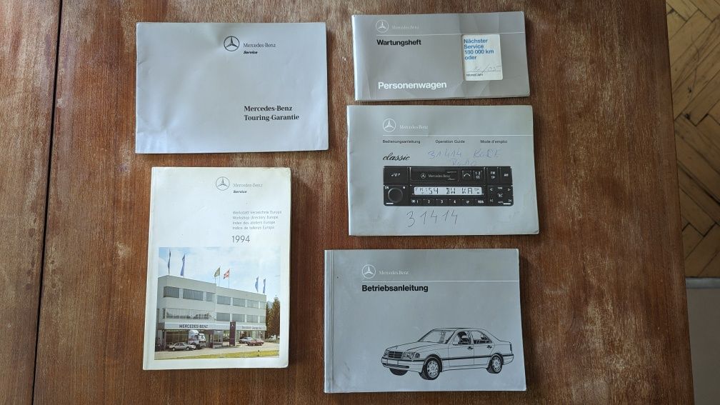 Komplet dokumentów do Mercedesa